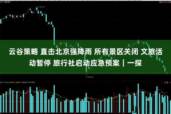 云谷策略 直击北京强降雨 所有景区关闭 文旅活动暂停 旅行社启动应急预案｜一探