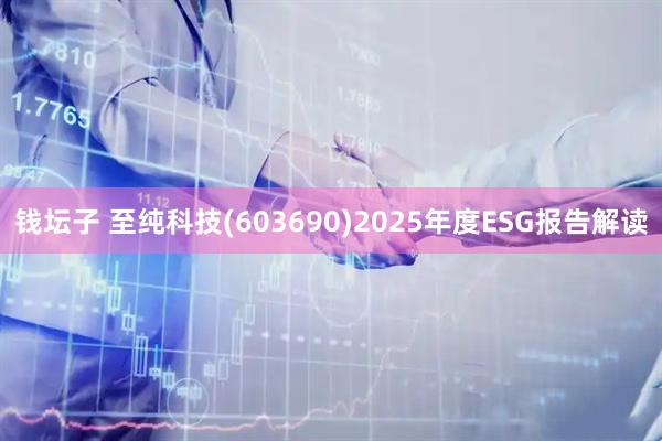钱坛子 至纯科技(603690)2025年度ESG报告解读